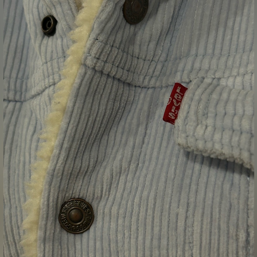 Levi’s Trucker Barn Jacket Womens Western Rodeo Ranch Camping Hiking Sz small - Picture 3 of 11